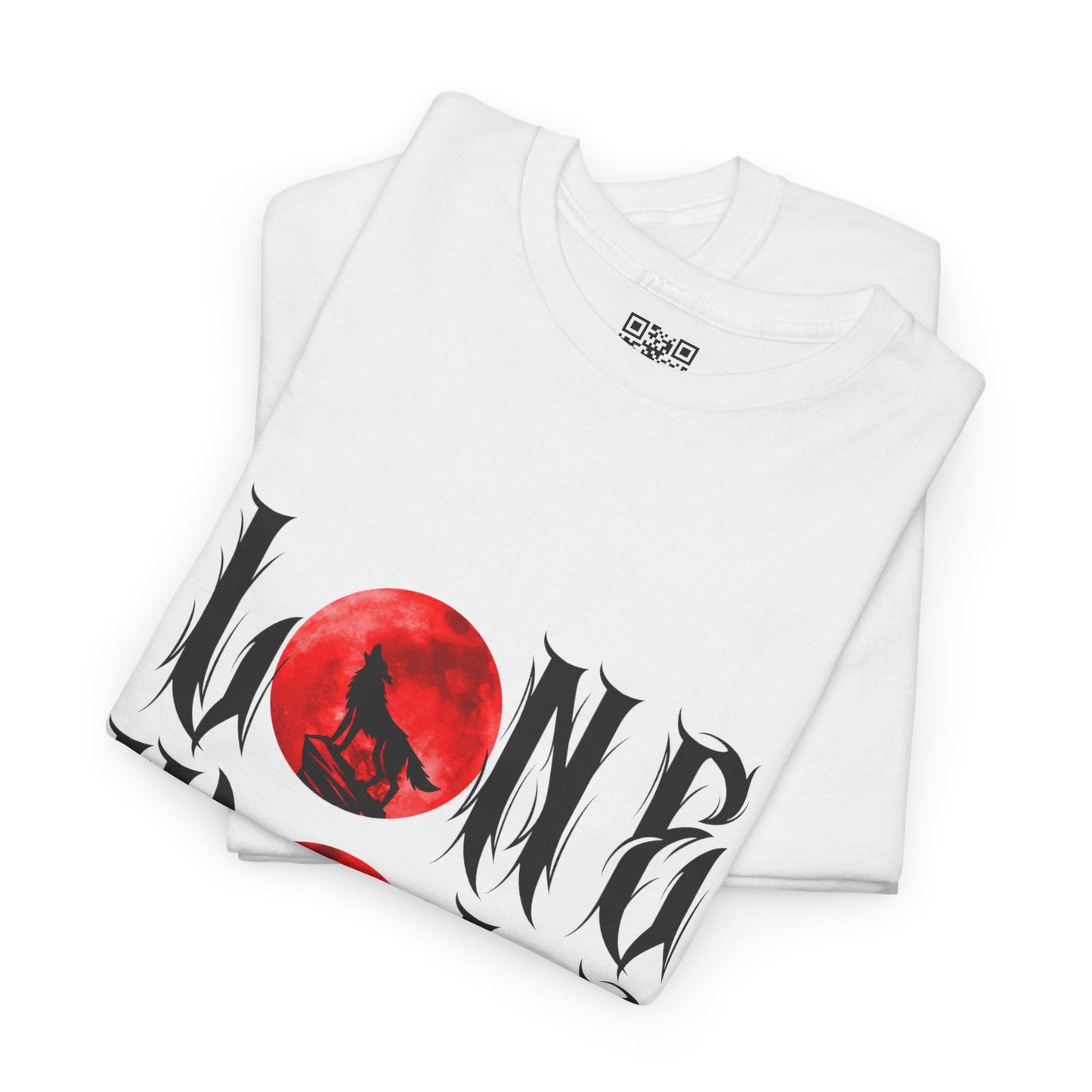 Lone Wolf Unisex Tee | Heavy Cotton T-Shirt | Perfect for Nature Lovers, Gift for Adventurers, Casual Wear
