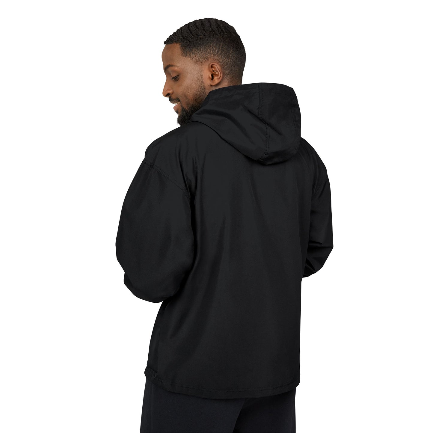 Unisex Packable Anorak Jacket with Floral Design, Lightweight Rain Jacket, Stylish Outdoor Gear, Ideal for Travel, Gifts for Him and Her