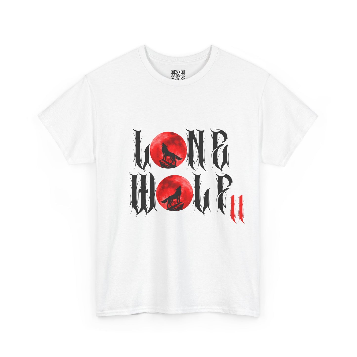 Lone Wolf Unisex Tee | Heavy Cotton T-Shirt | Perfect for Nature Lovers, Gift for Adventurers, Casual Wear