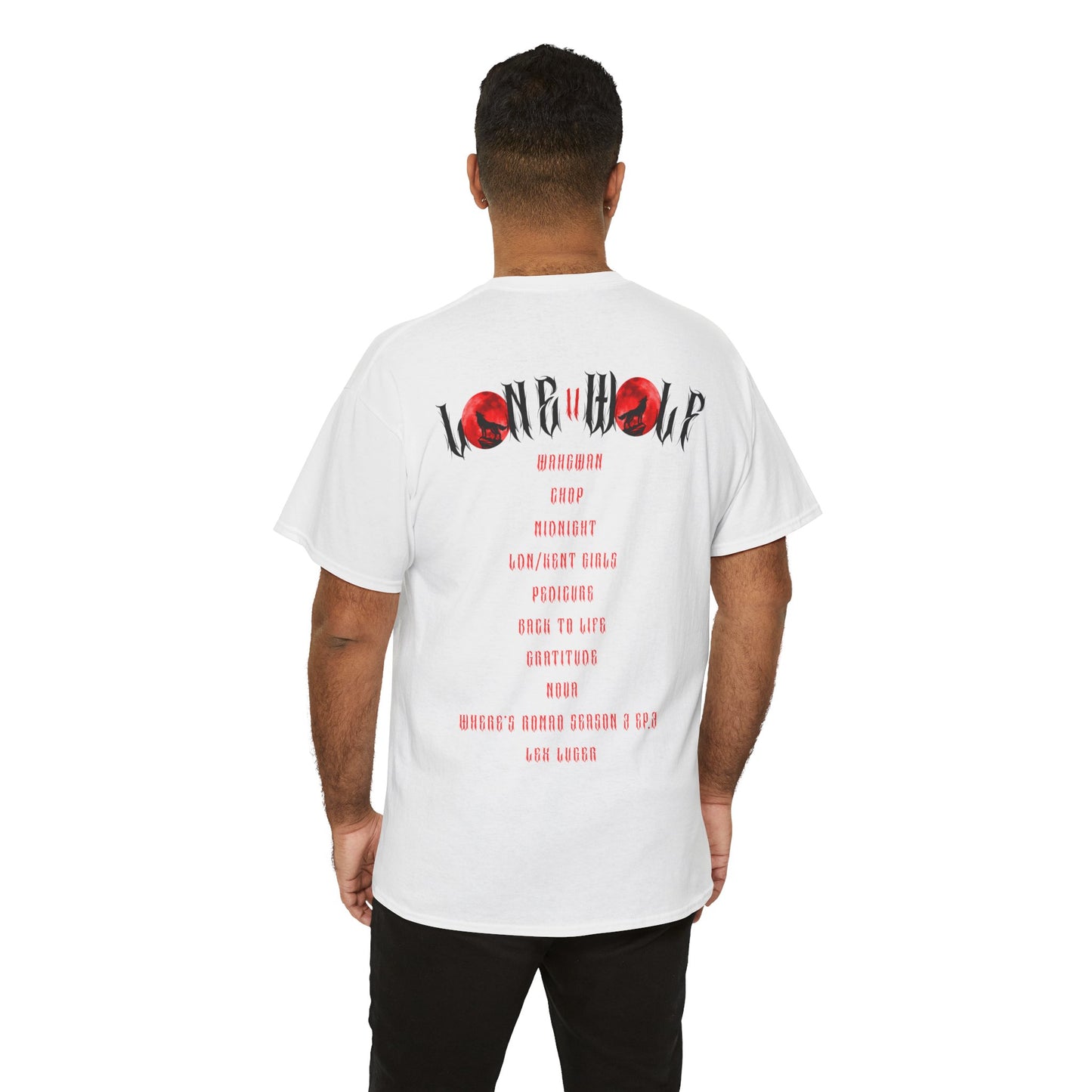 Lone Wolf Unisex Tee | Heavy Cotton T-Shirt | Perfect for Nature Lovers, Gift for Adventurers, Casual Wear