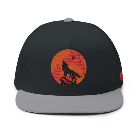 Embroidered Flat Bill Cap for Trendy Fashion Enthusiasts, Stylish Snapback Hat, Unique Gift for Men and Women, Casual Everyday Wear